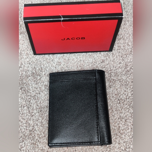 Black Genuine Leather Wallet - Picture 2 of 5